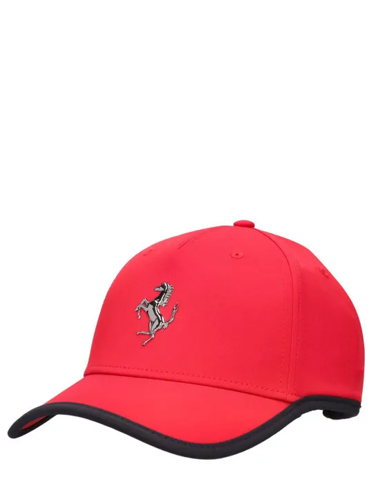 Ferrari   Logo stretch polyester baseball cap 