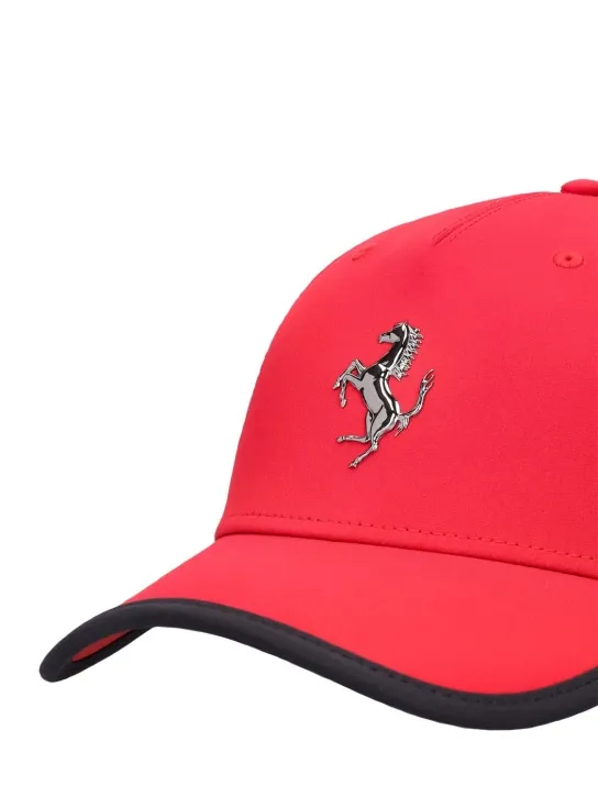 Ferrari   Logo stretch polyester baseball cap 