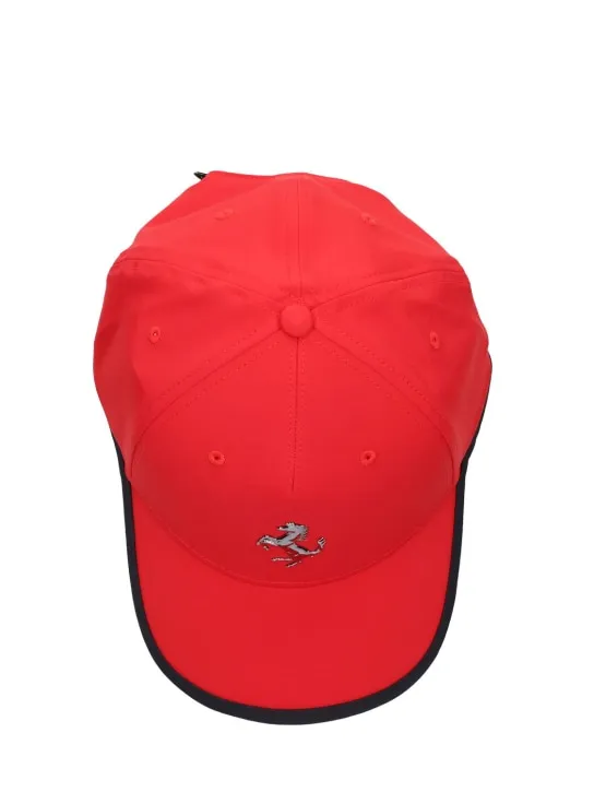 Ferrari   Logo stretch polyester baseball cap 