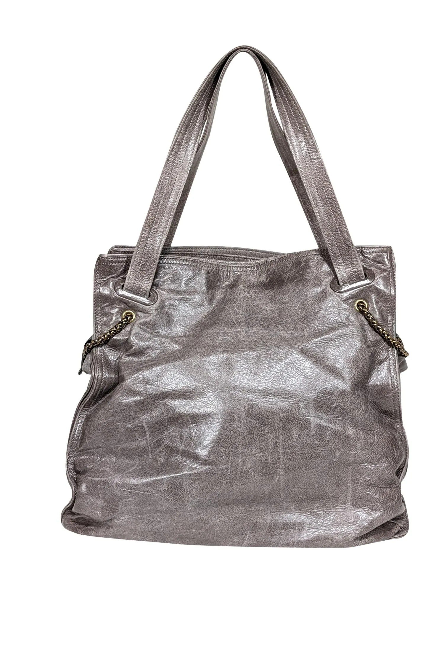 Foley & Corinna - Grey Distressed Large Shoulder Bag