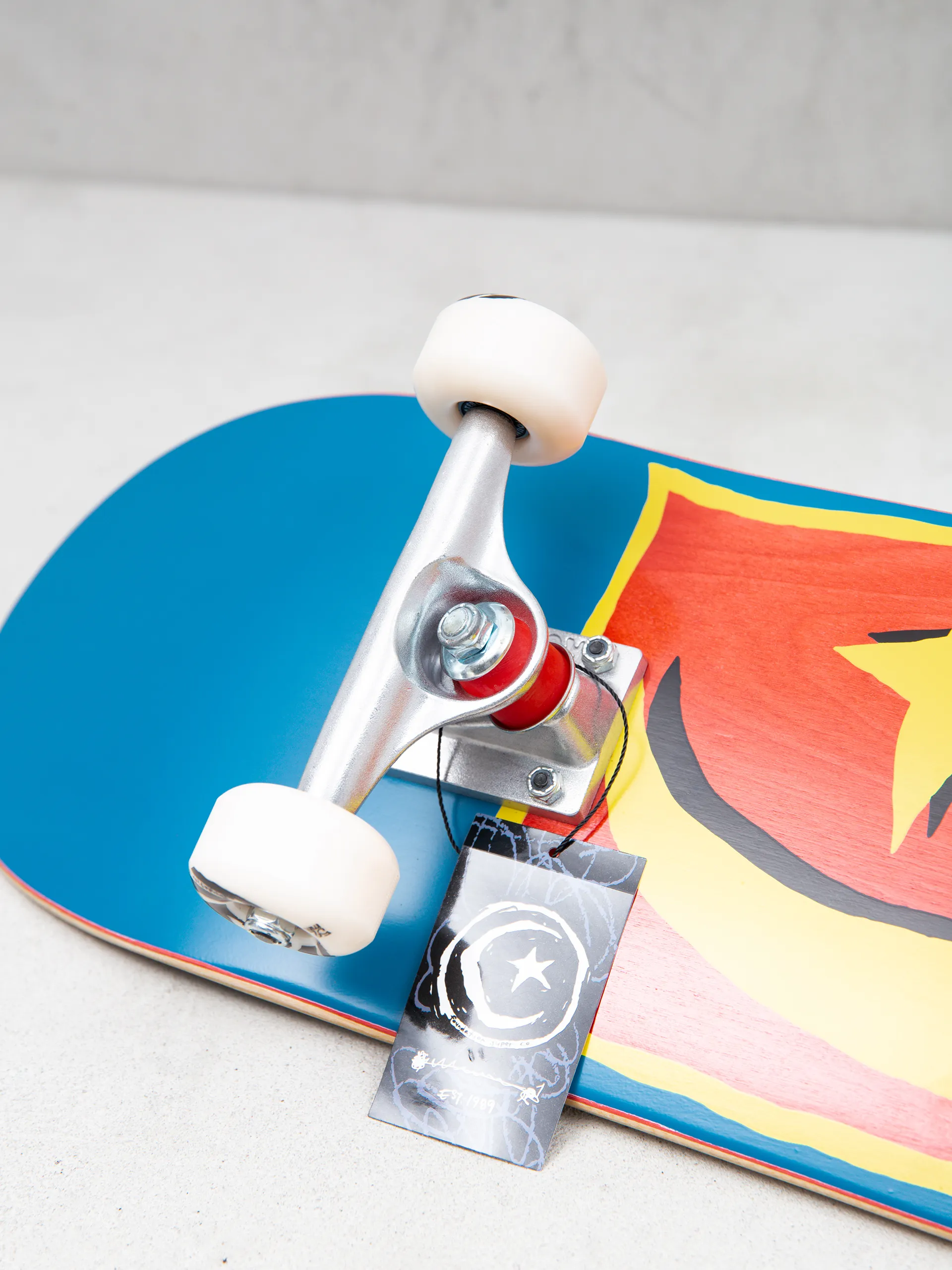 Foundation Star And Moon V2 Skateboard (blue)