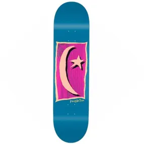 Foundation Star and Moon V2 Skateboard Deck Blue 7.88