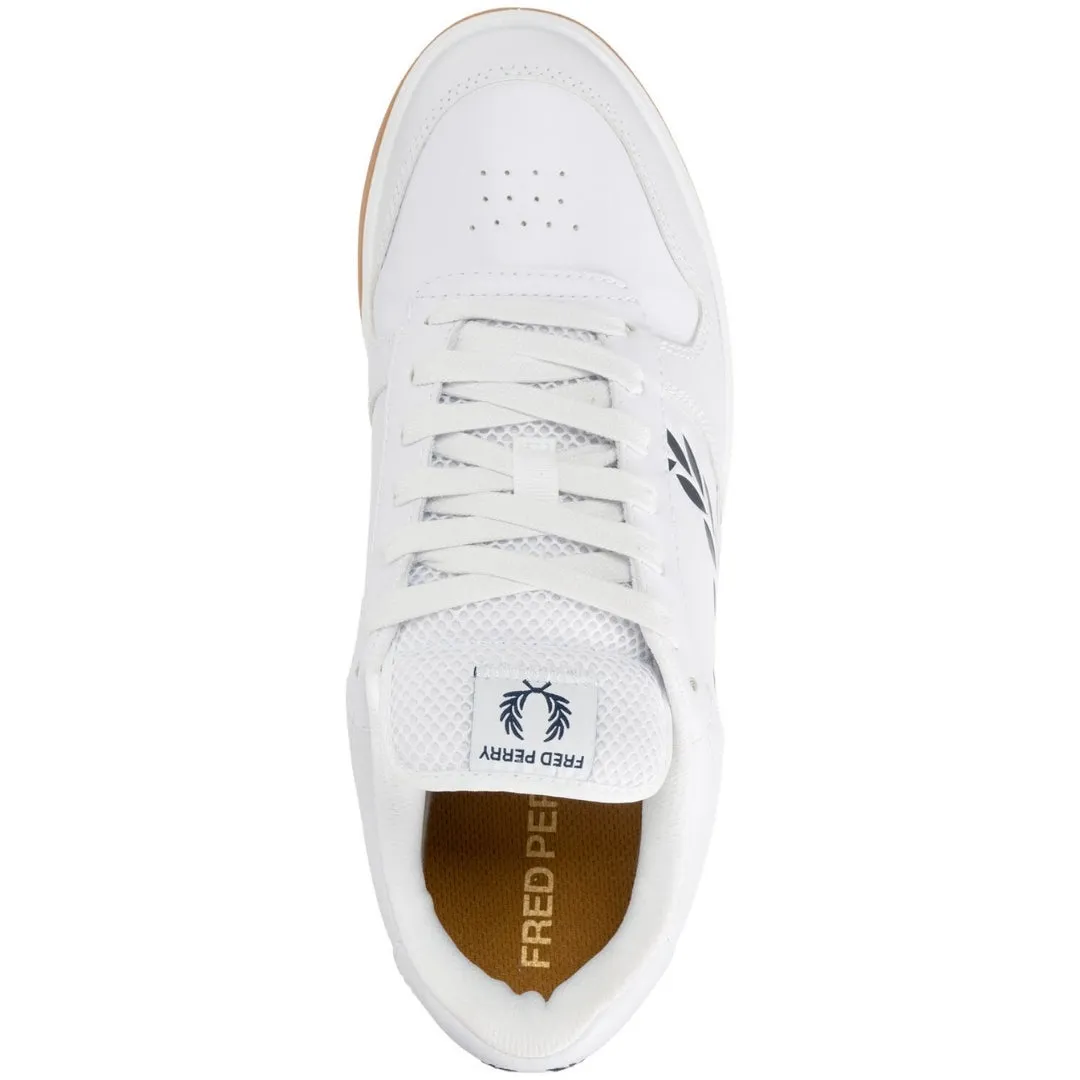 Fred Perry Mens B6318 567 Trainers White