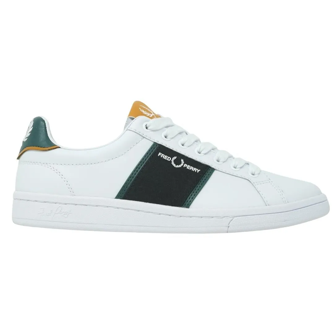 Fred Perry Mens B8351 134 Trainers White