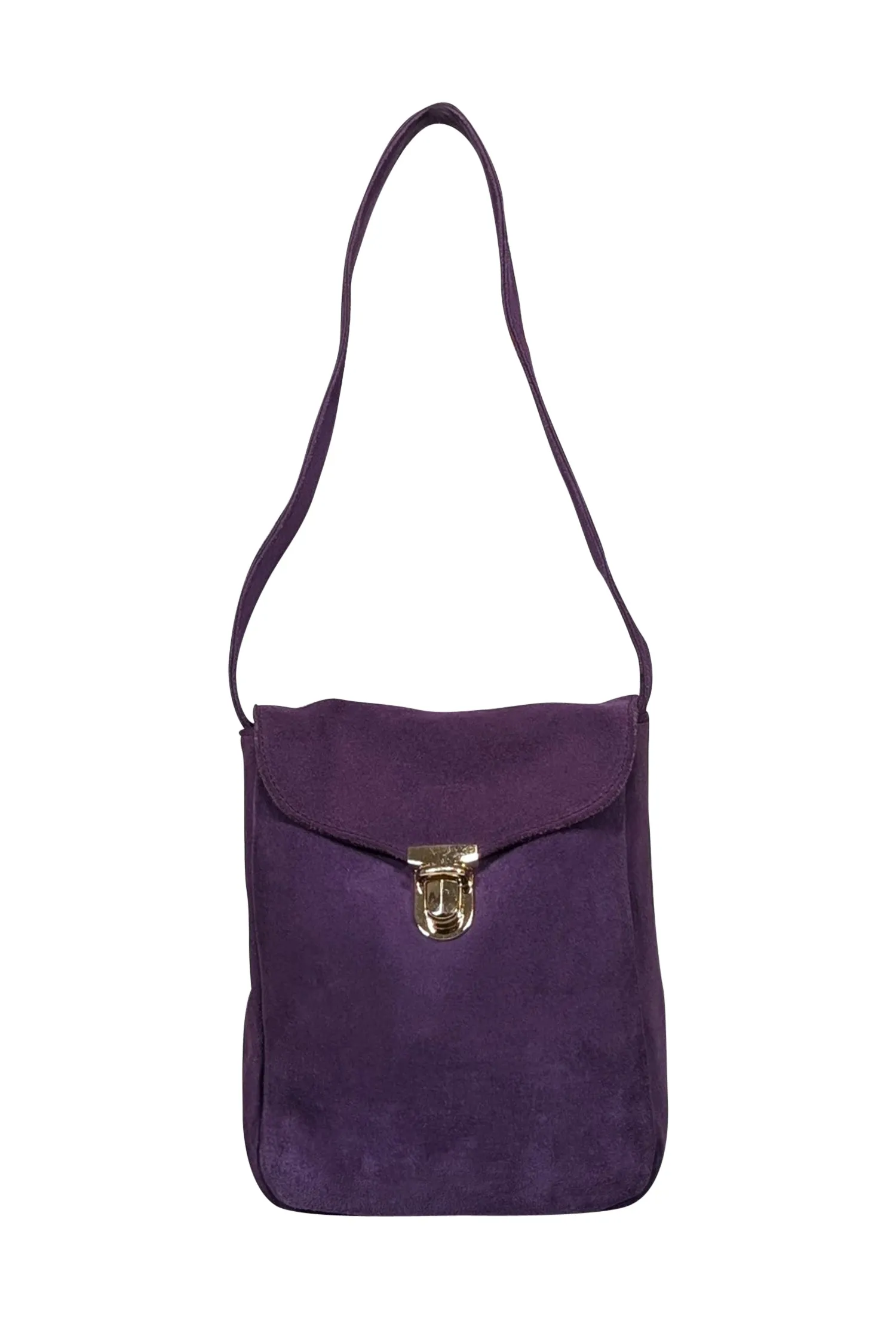 Gabriel for Sach - Purple Suede Shoulder Bag