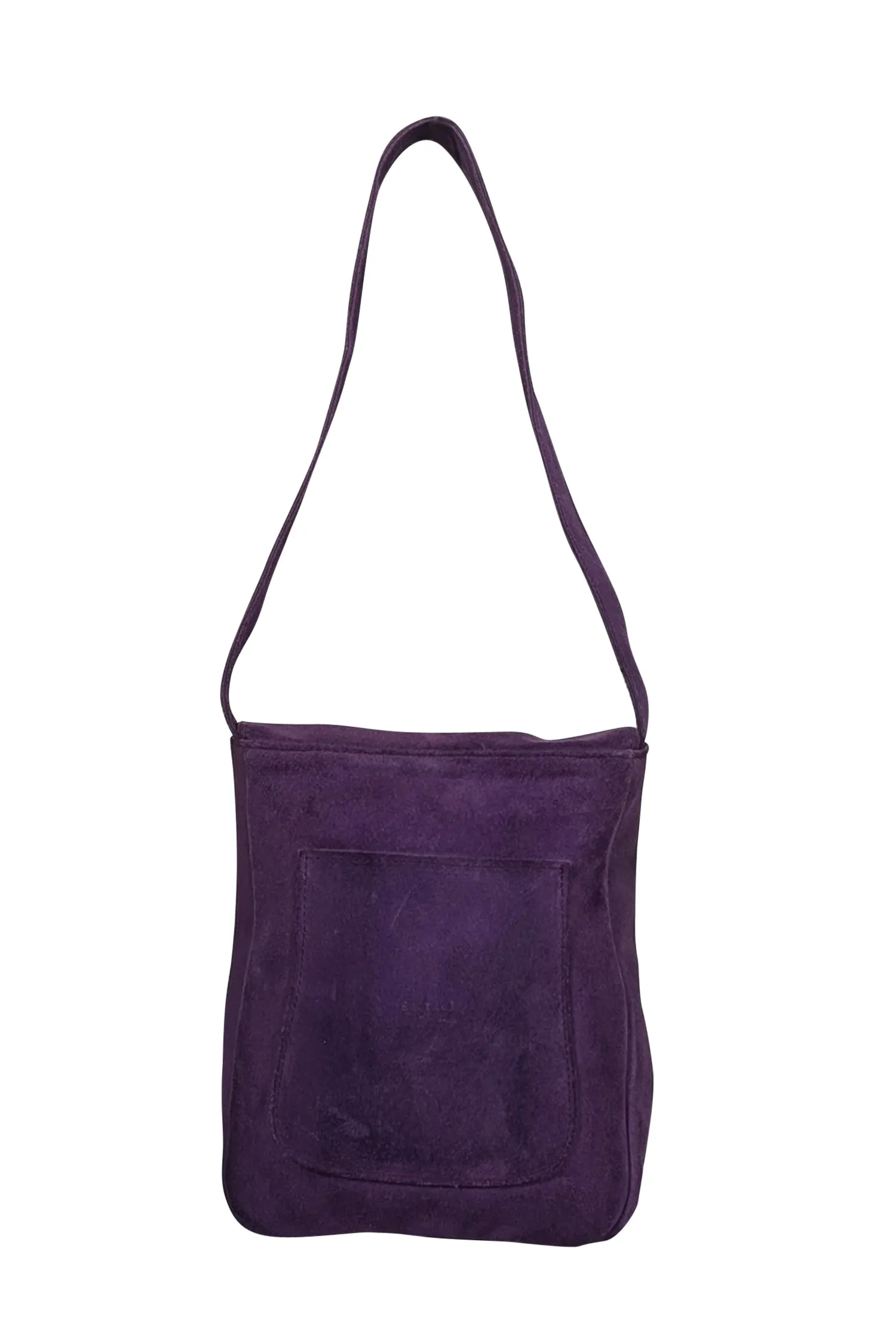 Gabriel for Sach - Purple Suede Shoulder Bag