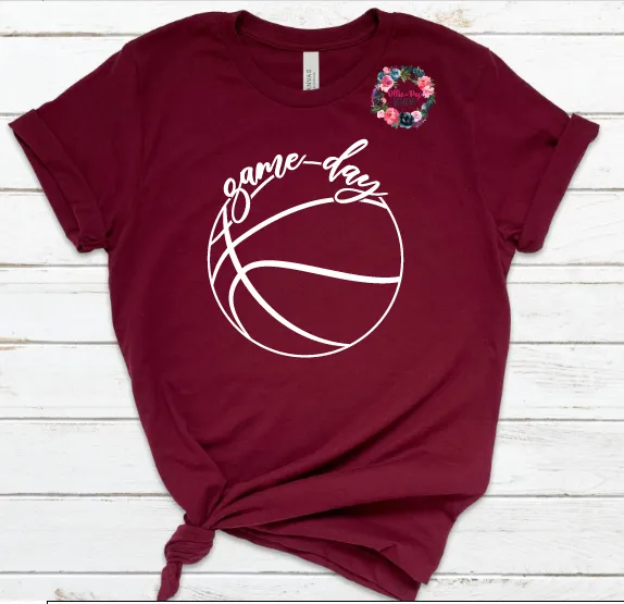 Game Day Basketball Tee