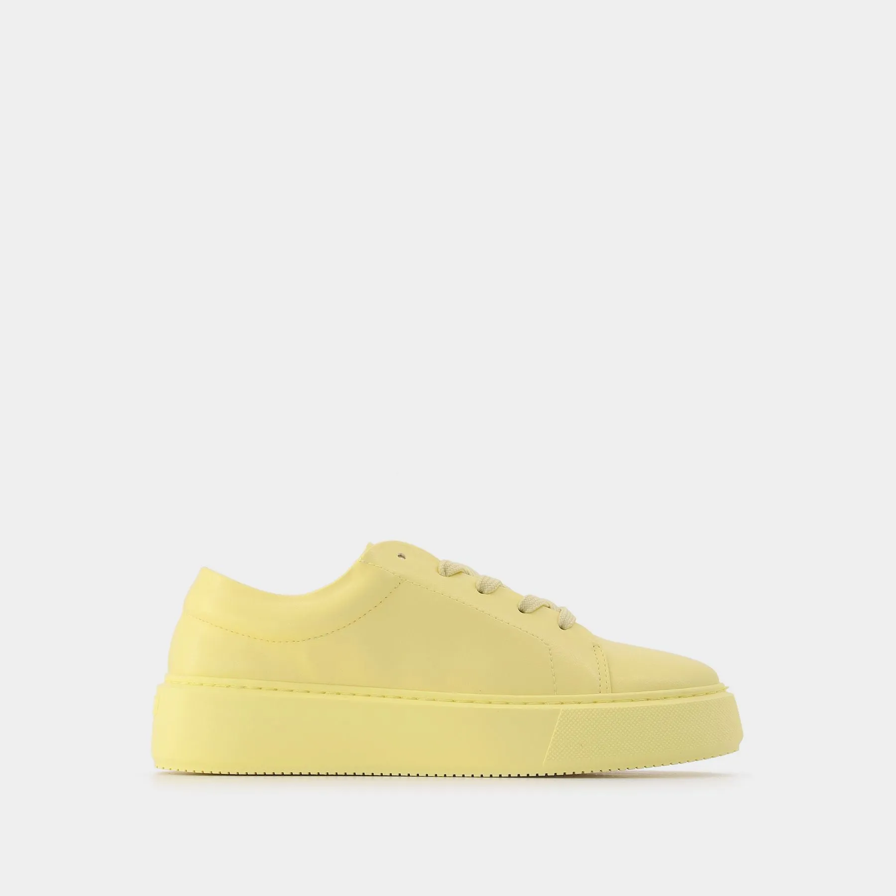 Ganni  Yellow Sporty Mix Plant-Based Trainers