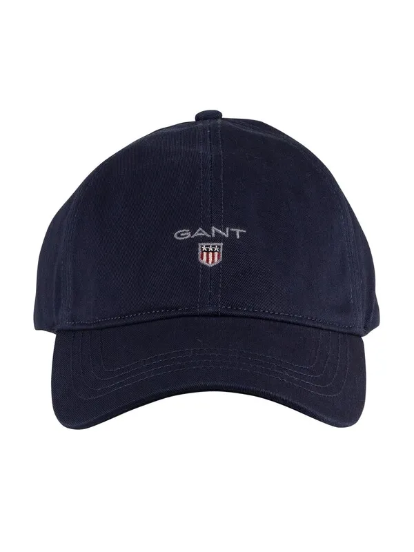 GANT Cotton Twill Baseball Cap - Marine