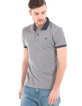 Gant Jacquard Weave Polo Shirt