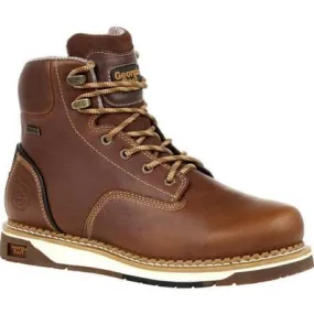 GEORGIA BOOT AMP LT WEDGE STEEL TOE WATERPROOF WORK BOOT