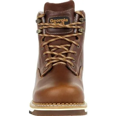 GEORGIA BOOT AMP LT WEDGE STEEL TOE WATERPROOF WORK BOOT