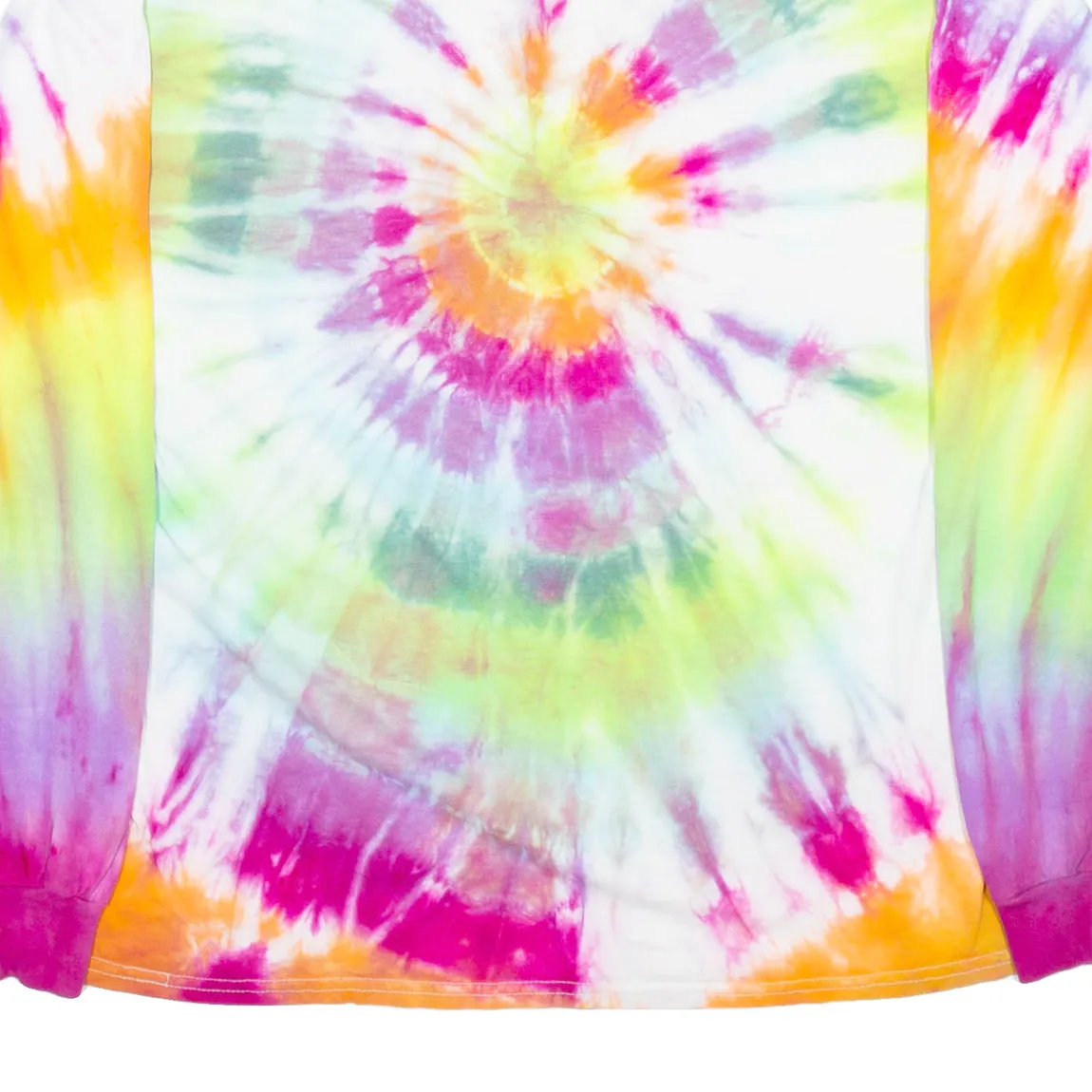 GILDAN Piedmont Basketball Womens Tie Dye T-Shirt Purple Long Sleeve USA L