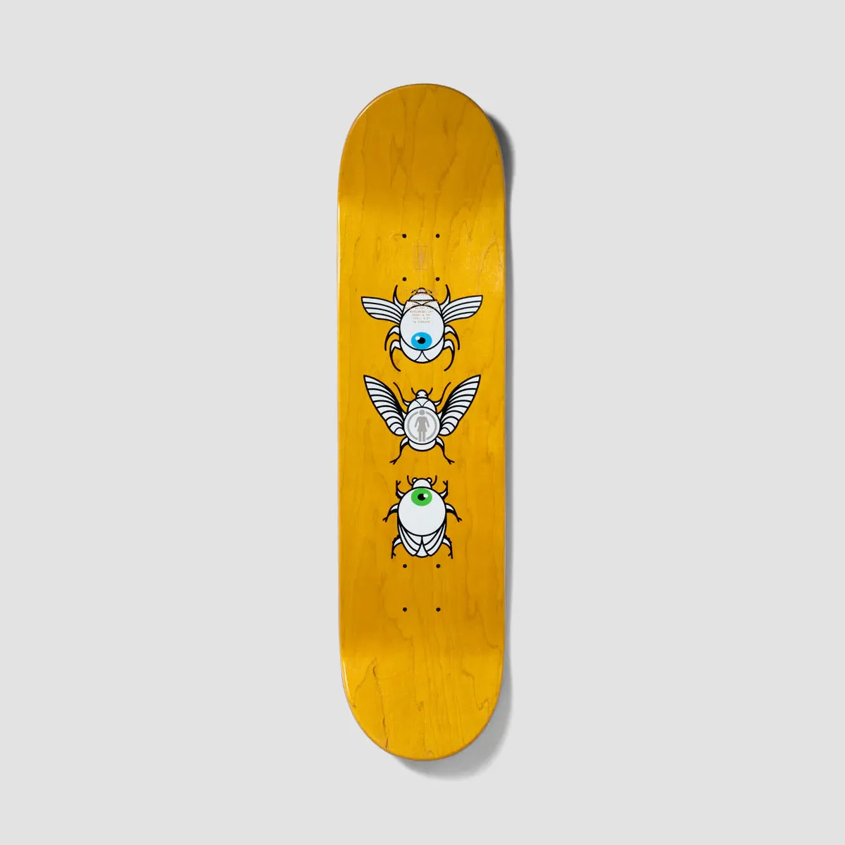 Girl Beetle Bum Niels Bennett Skateboard Deck - 8.25"