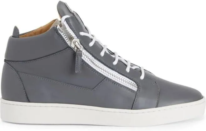 Giuseppe Zanotti Frankie logo-plaque sneakers Grey