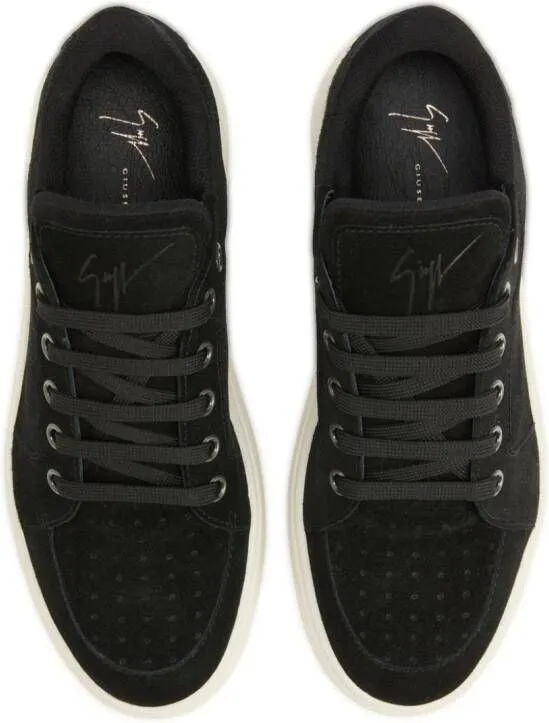 Giuseppe Zanotti GZ94 logo-patch sneakers Black