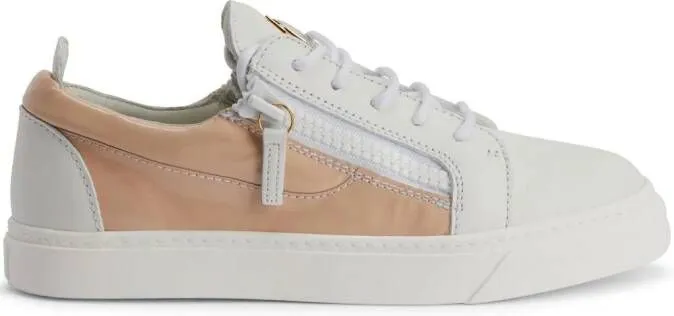 Giuseppe Zanotti Nicki leather low-top sneakers White