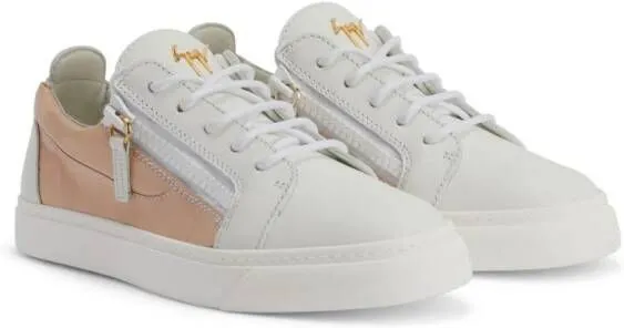 Giuseppe Zanotti Nicki leather low-top sneakers White