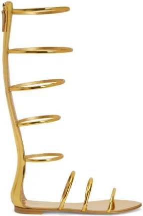 Giuseppe Zanotti Super Intrigo gladiator sandals Gold