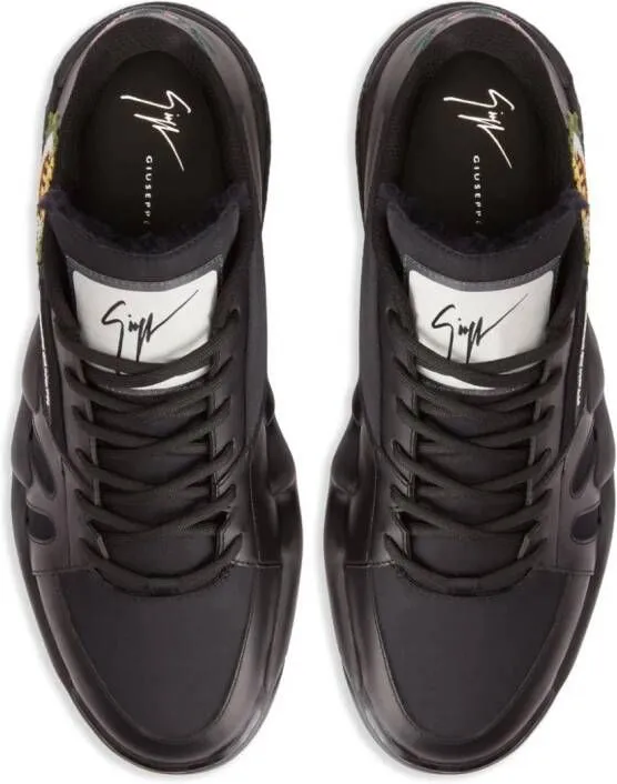 Giuseppe Zanotti Talon lace-up sneakers Black