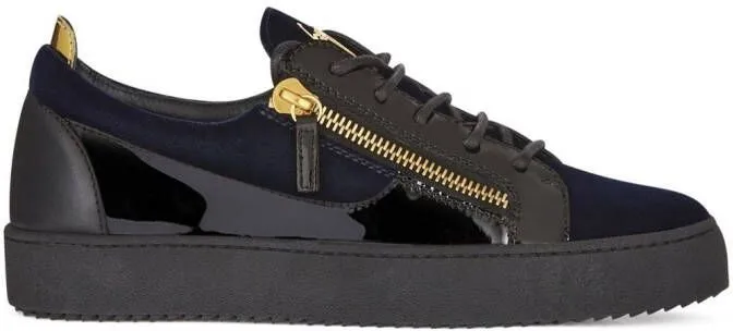 Giuseppe Zanotti zip-detail Frankie sneakers Blue