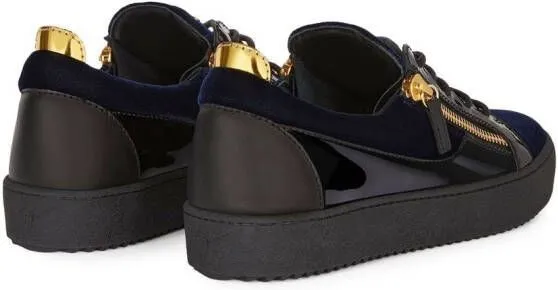 Giuseppe Zanotti zip-detail Frankie sneakers Blue