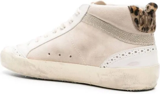 Golden Goose Mid Star suede sneakers Neutrals