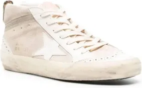 Golden Goose Mid Star suede sneakers Neutrals