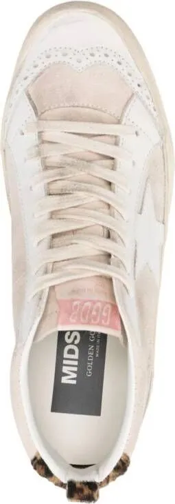 Golden Goose Mid Star suede sneakers Neutrals