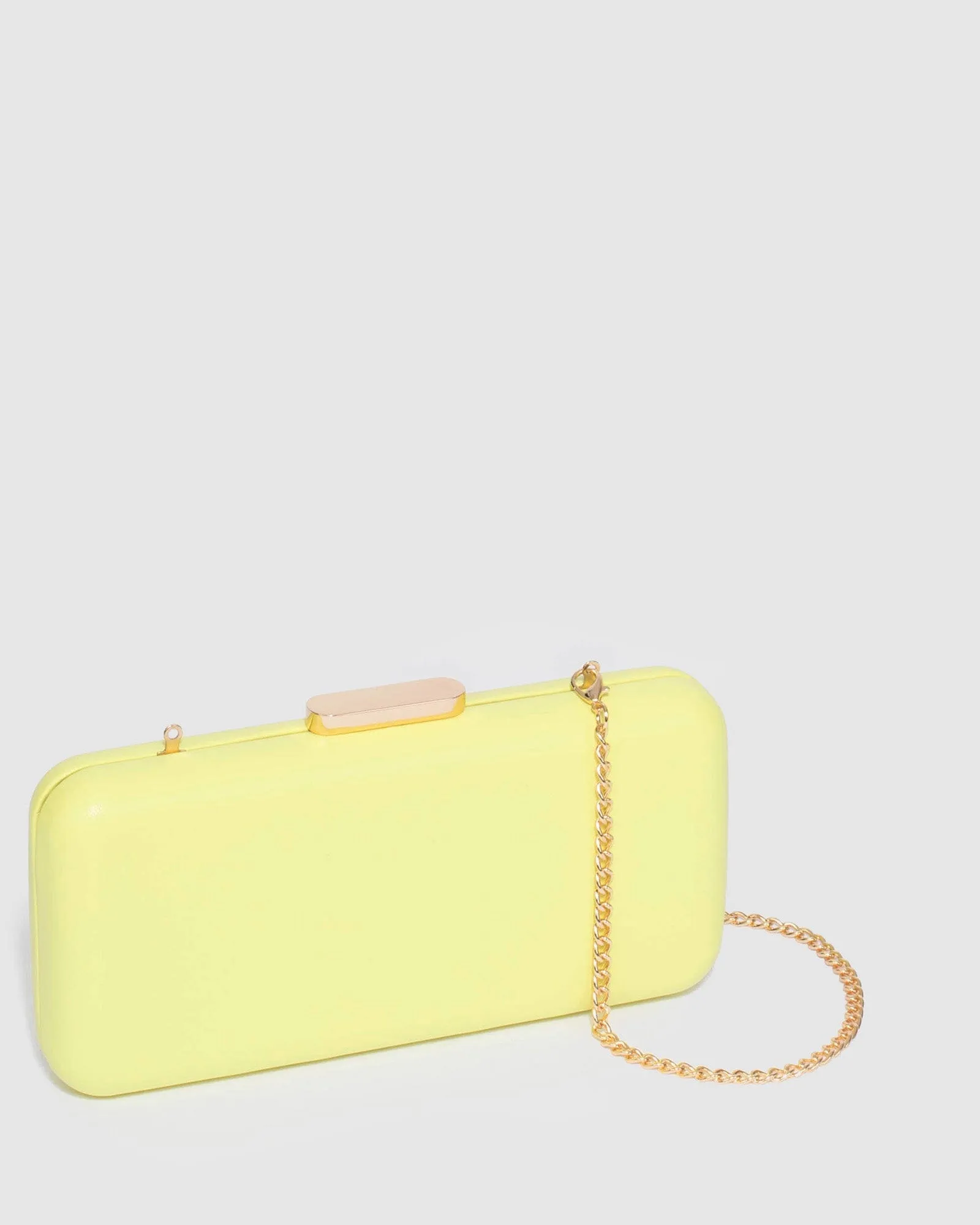 Green Charlie Hardcase Clutch Bag