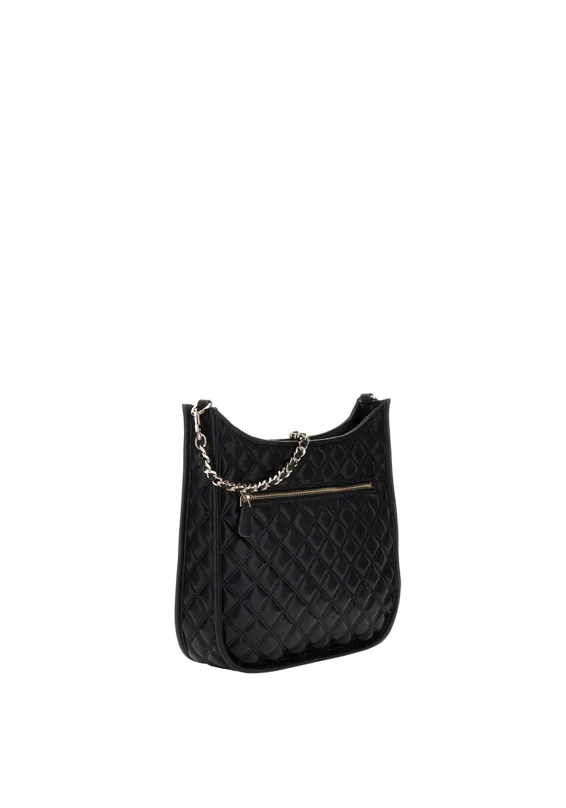 Guess Giully Quilted Crossbody Bag, Black