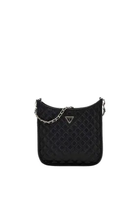 Guess Giully Quilted Crossbody Bag, Black