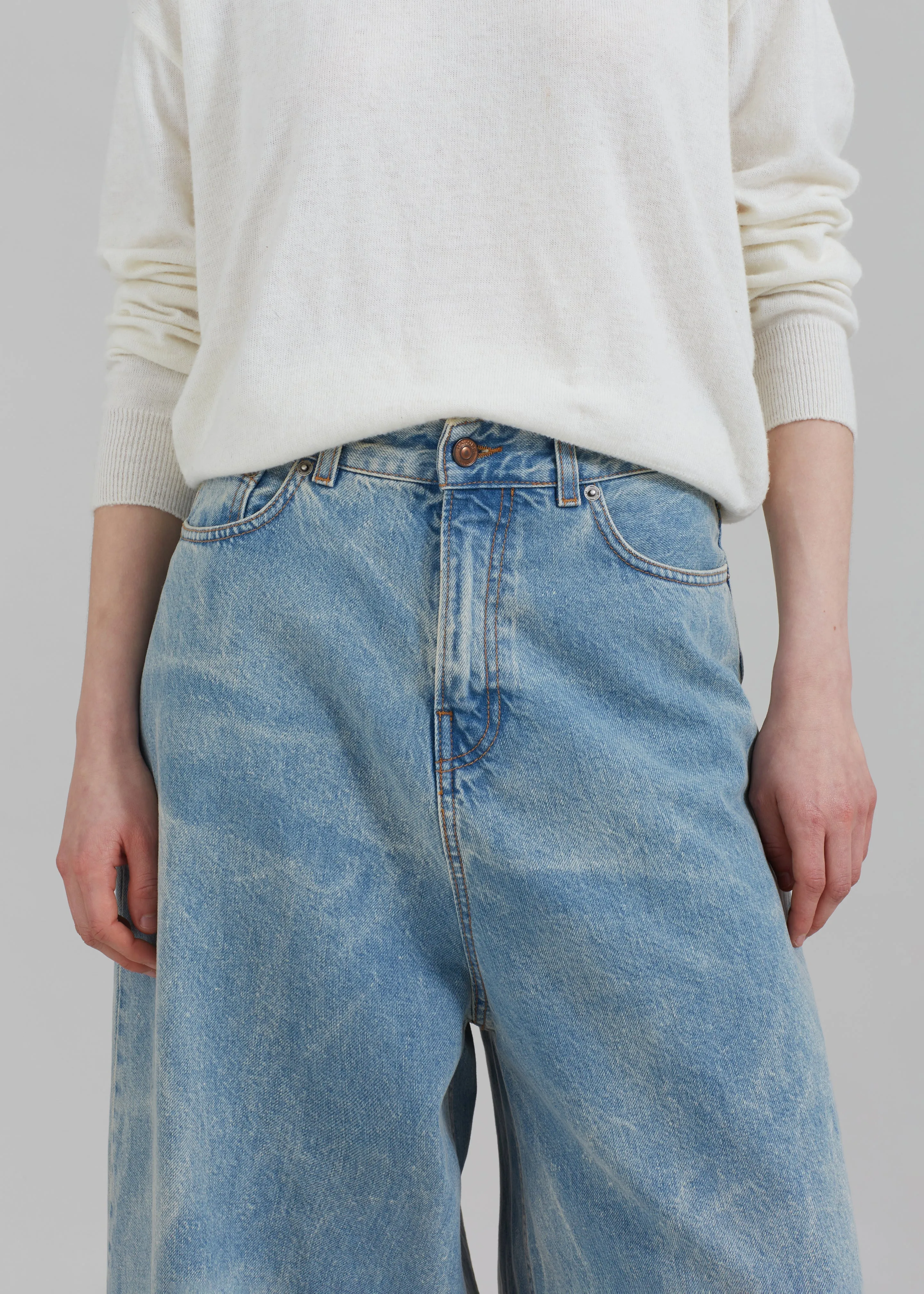 Haikure Big Bethany Jeans - Bleach Blue