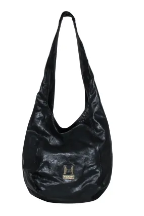 Halston Heritage - Black Leather Slouchy Shoulder Bag