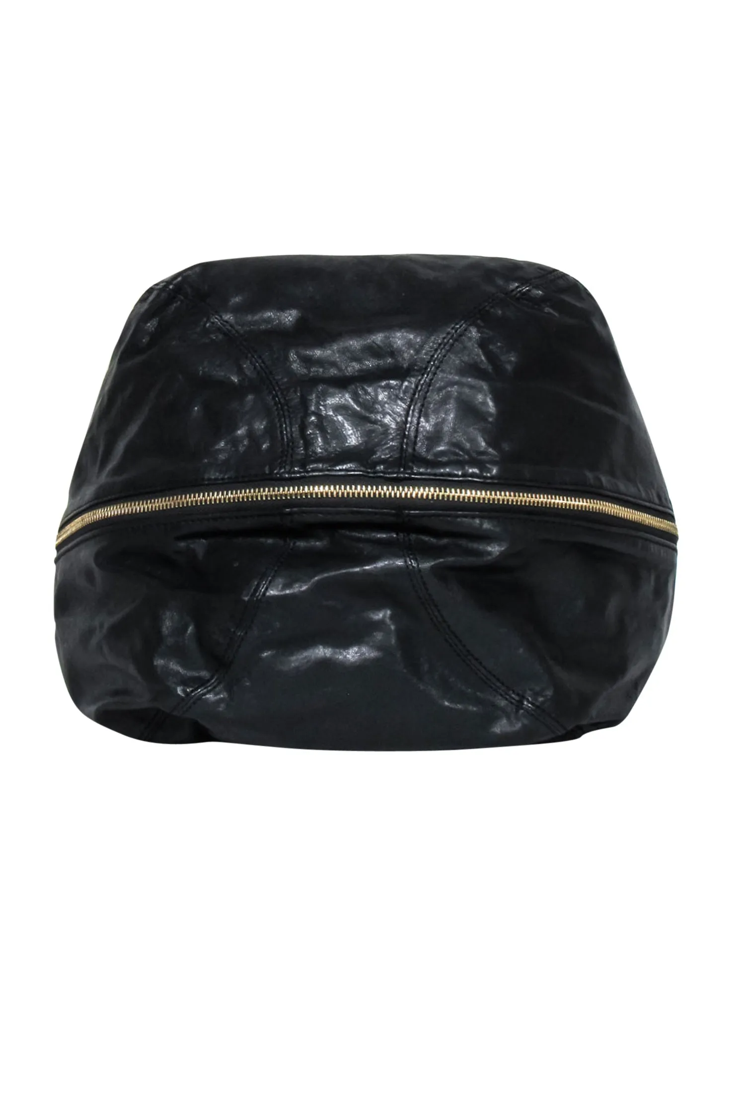 Halston Heritage - Black Leather Slouchy Shoulder Bag