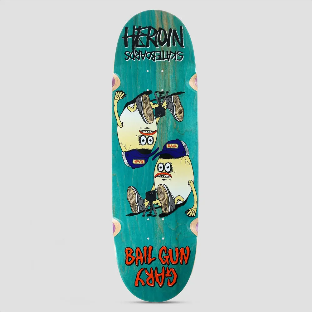 Heroin 9.75 Bail Gun Gary 4 Skateboard Deck