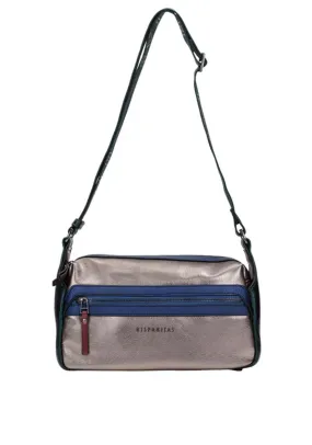 Hispanitas Colour Block Crossbody Bag, Metallic Multi