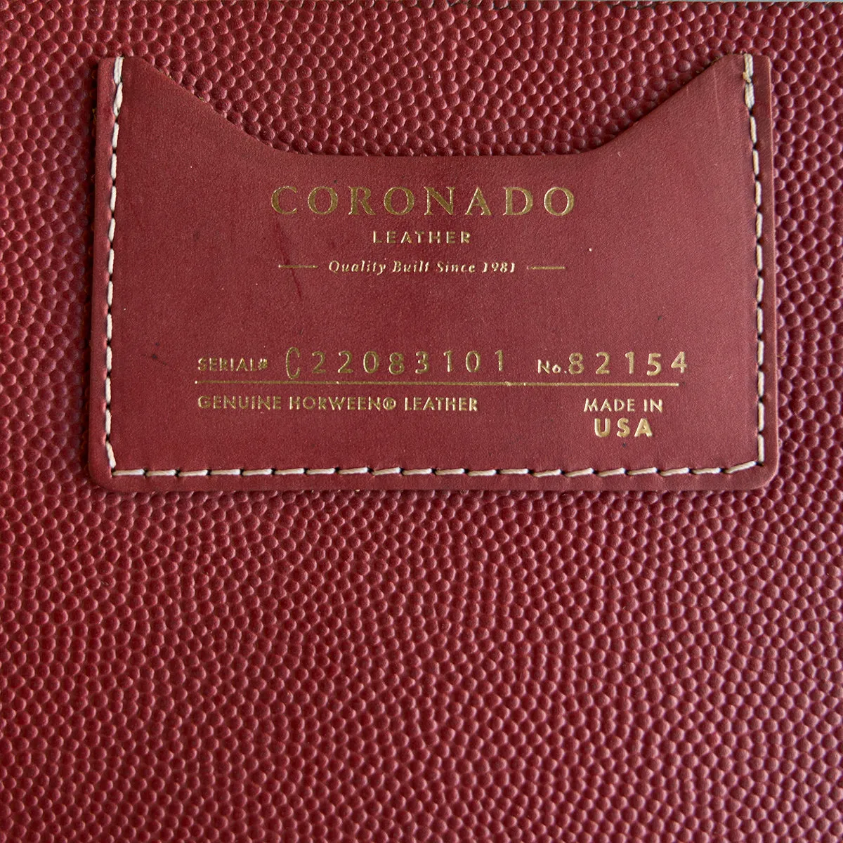 Horween Tan Football Folio Cases | L.E. x20