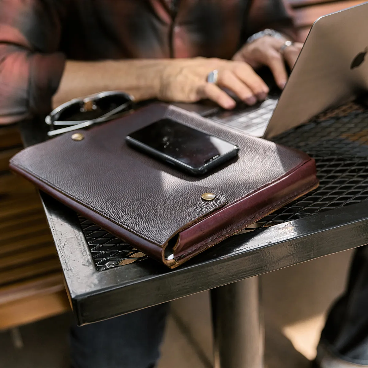 Horween Tan Football Folio Cases | L.E. x20