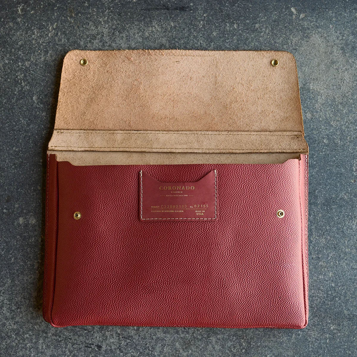 Horween Tan Football Folio Cases | L.E. x20