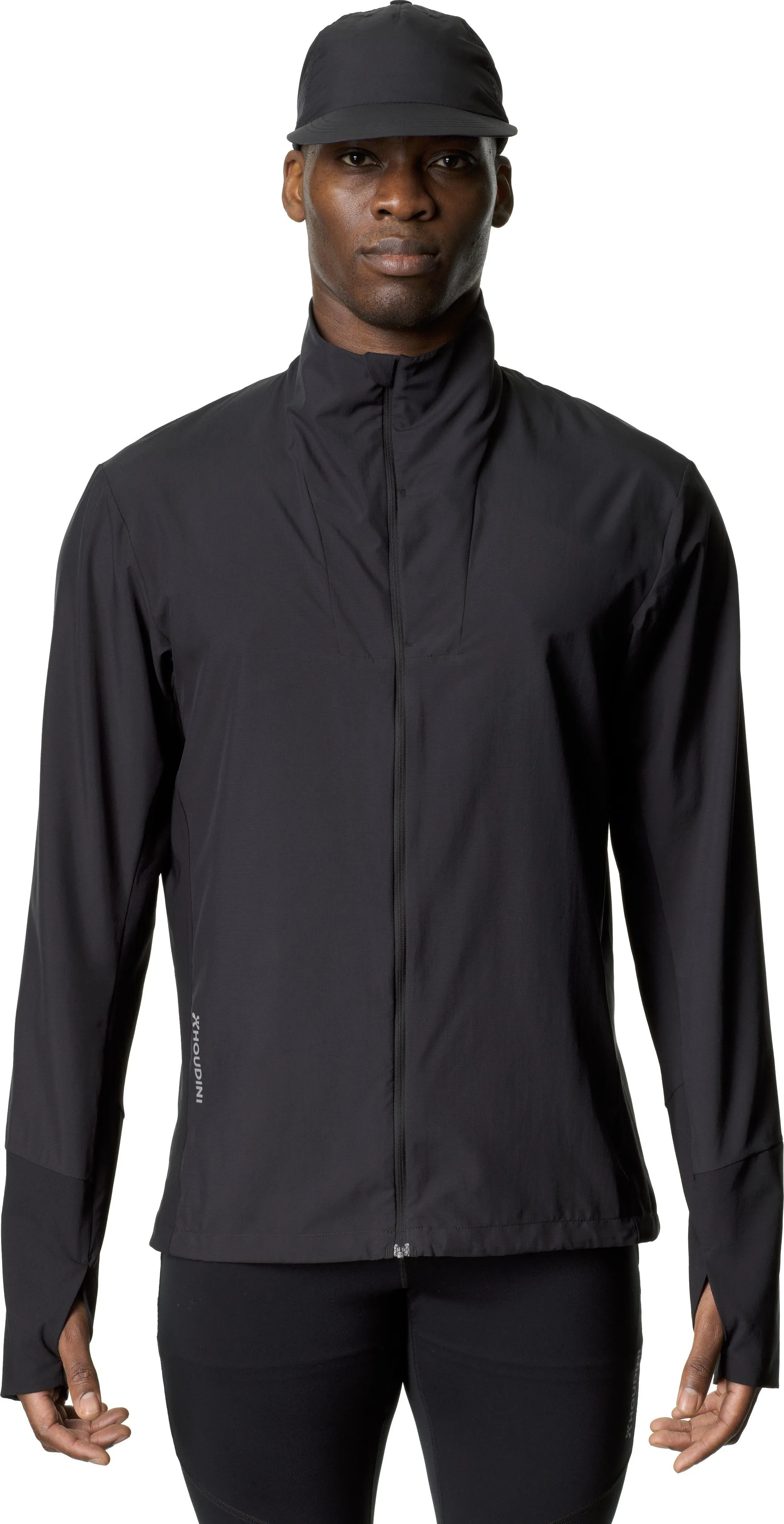 Houdini Men's Pace Wind Jacket True Black | Buy Houdini Men's Pace Wind Jacket True Black here | Outnorth