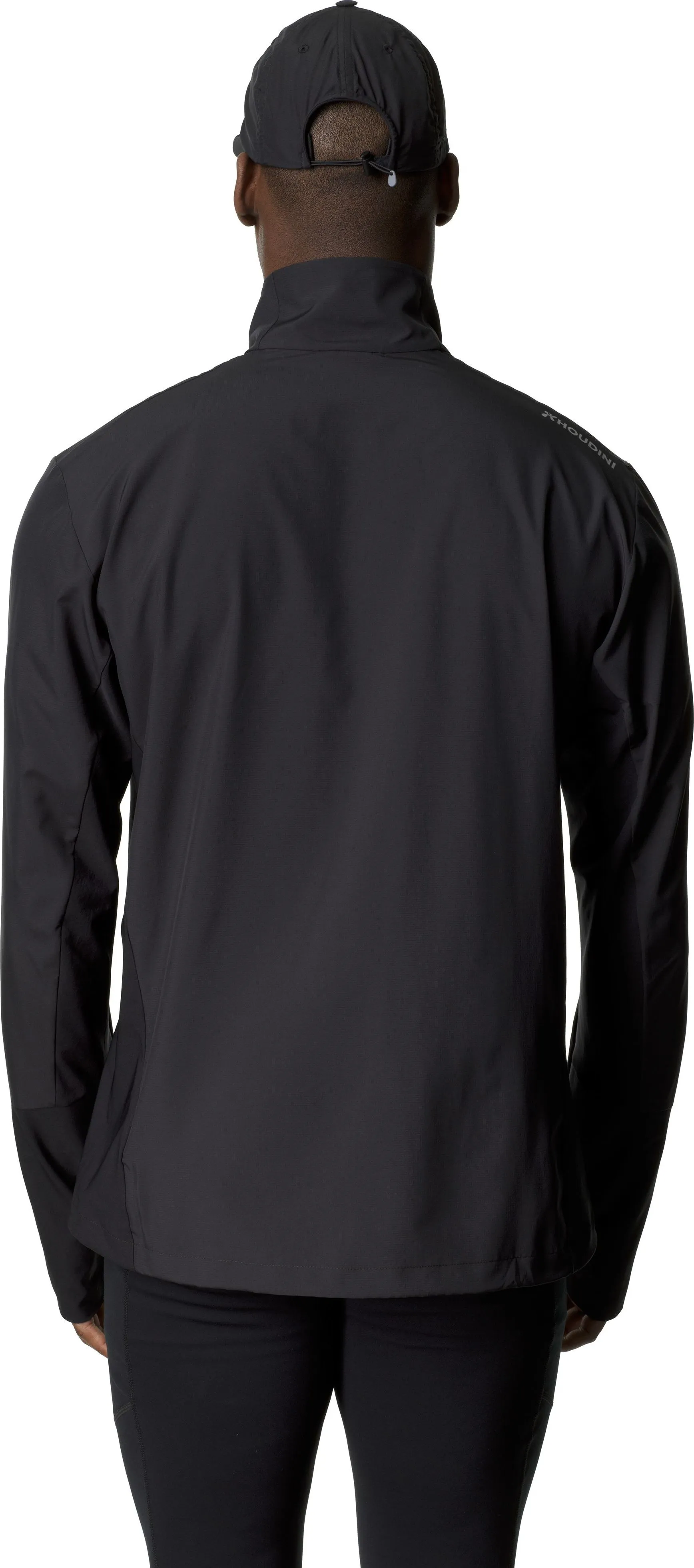 Houdini Men's Pace Wind Jacket True Black | Buy Houdini Men's Pace Wind Jacket True Black here | Outnorth