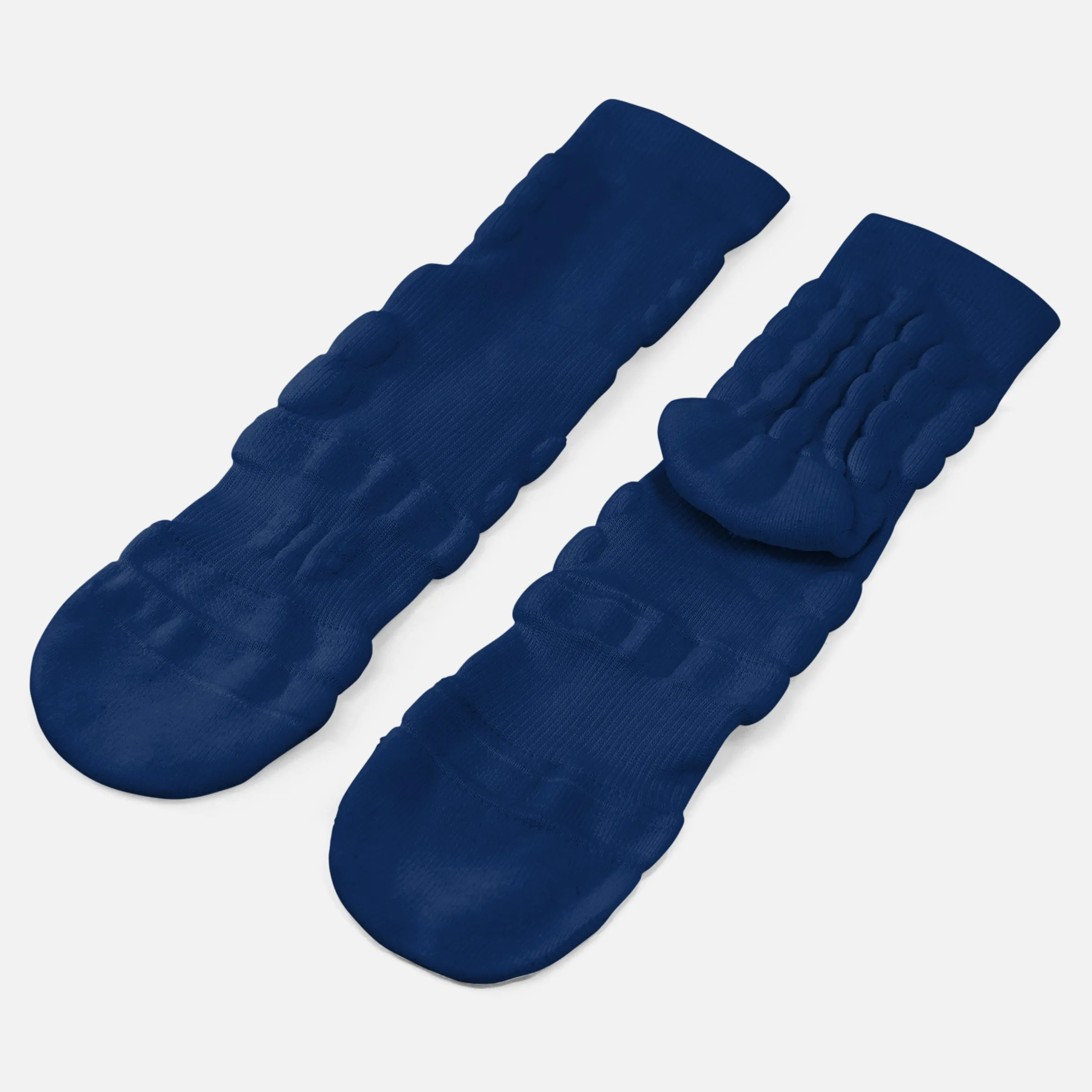 Hue Navy Football Padded Short Socks