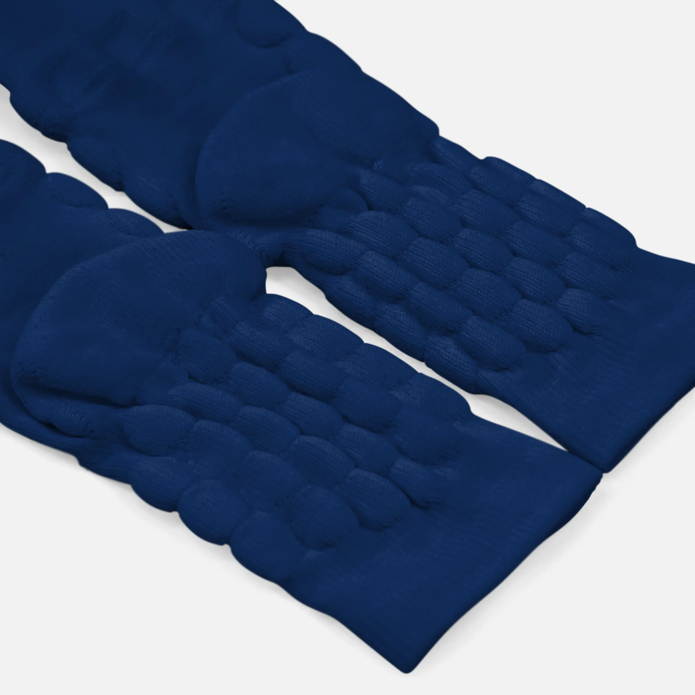 Hue Navy Football Padded Short Socks