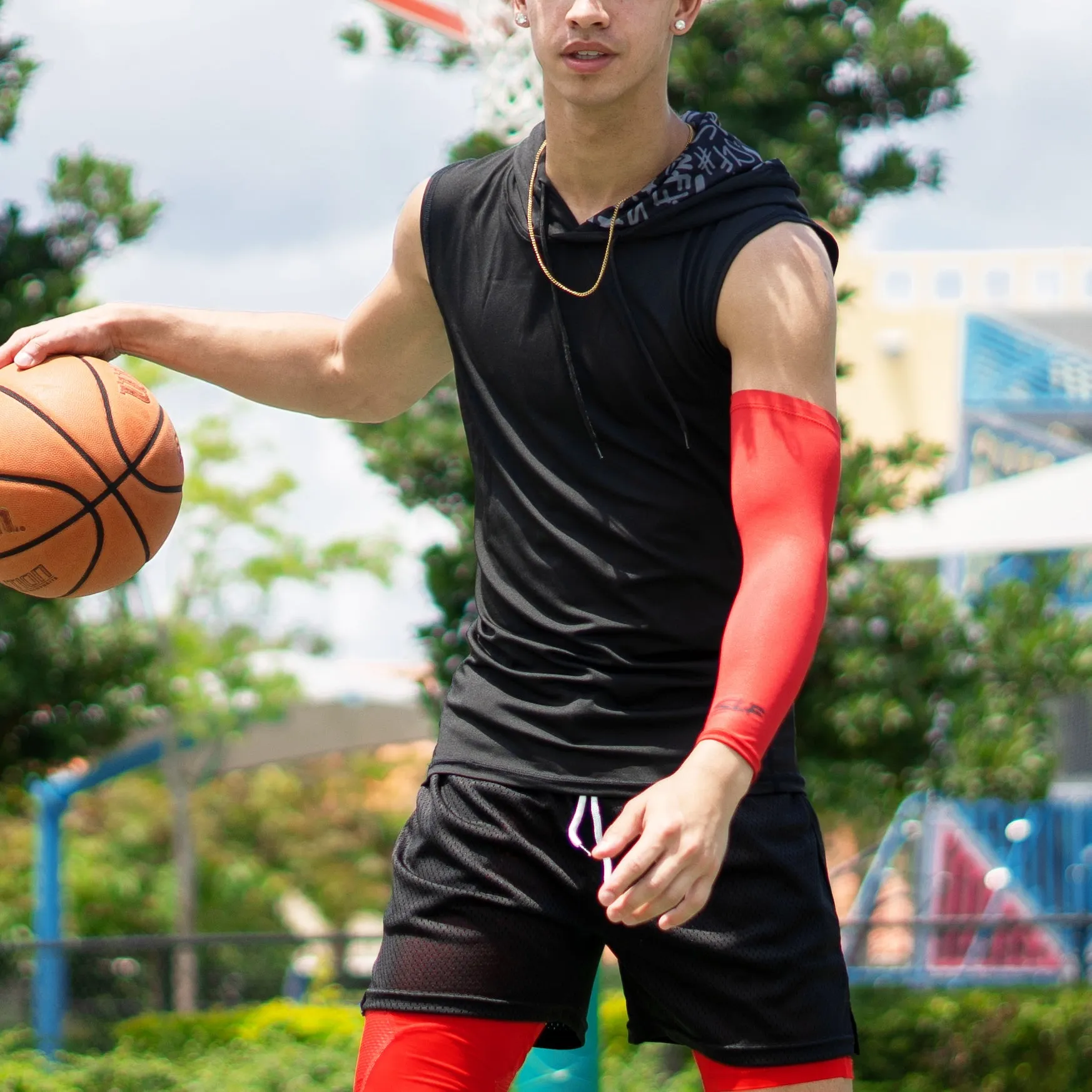 Hue Red SLF Basketball Shooter Sleeve