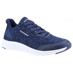 Hush Puppies  Mens Jason Navy Lace-Up Trainers