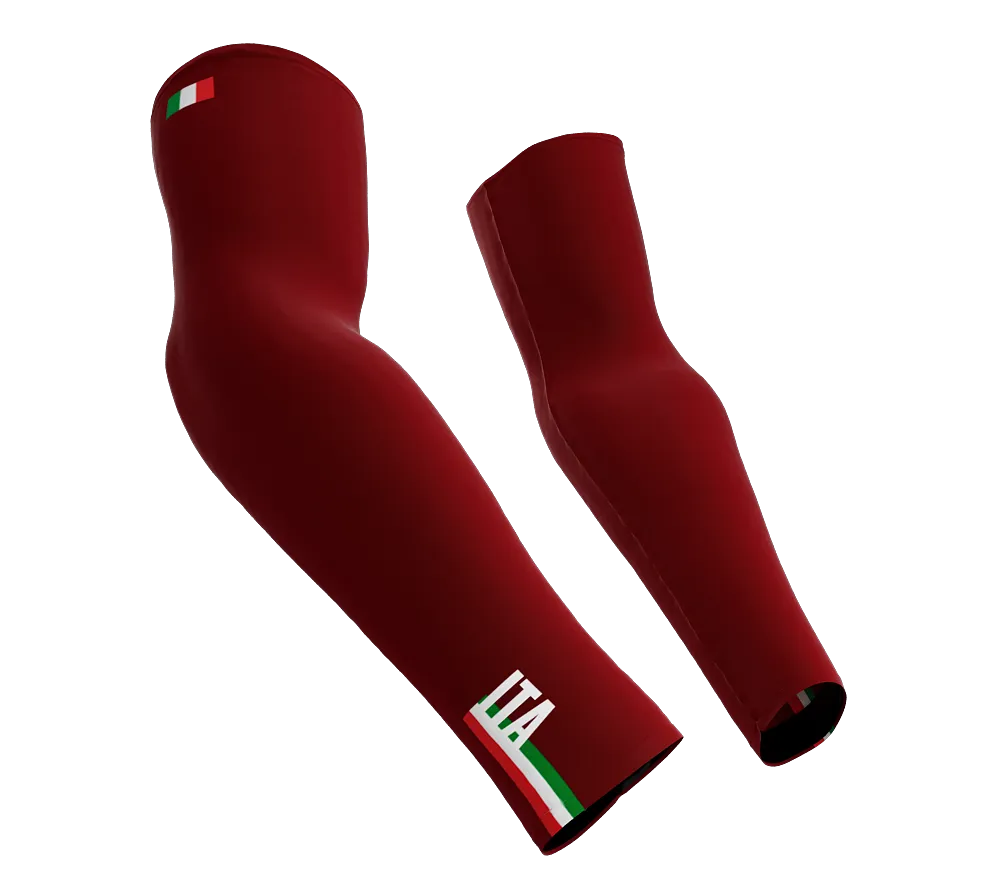 Italy Code Compression Arm Sleeves - Walking - Cycling - Running - Golf - Baseball - Basketball