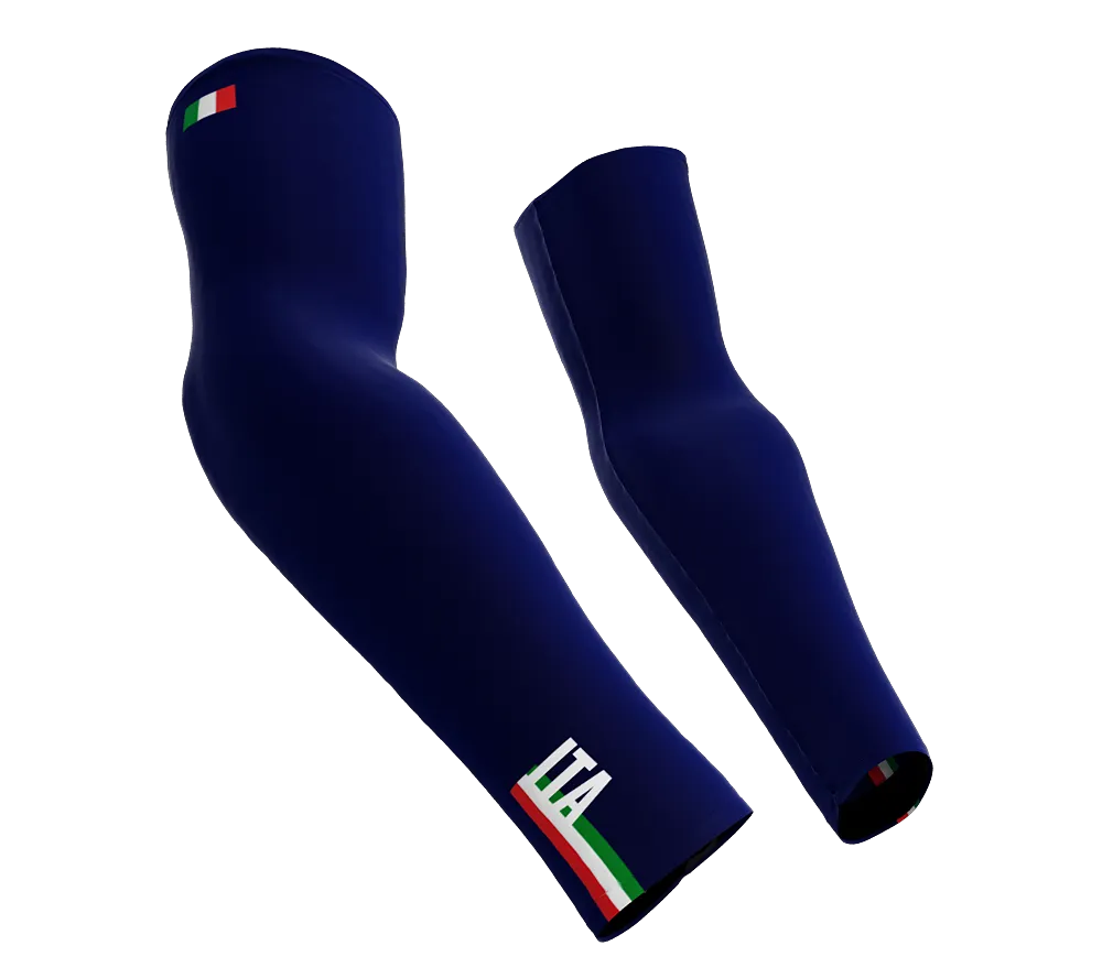 Italy Code Compression Arm Sleeves - Walking - Cycling - Running - Golf - Baseball - Basketball