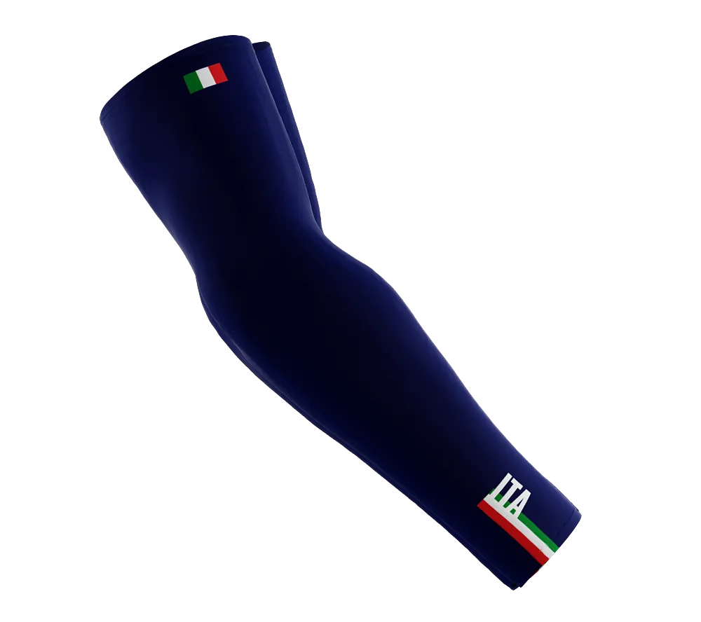 Italy Code Compression Arm Sleeves - Walking - Cycling - Running - Golf - Baseball - Basketball