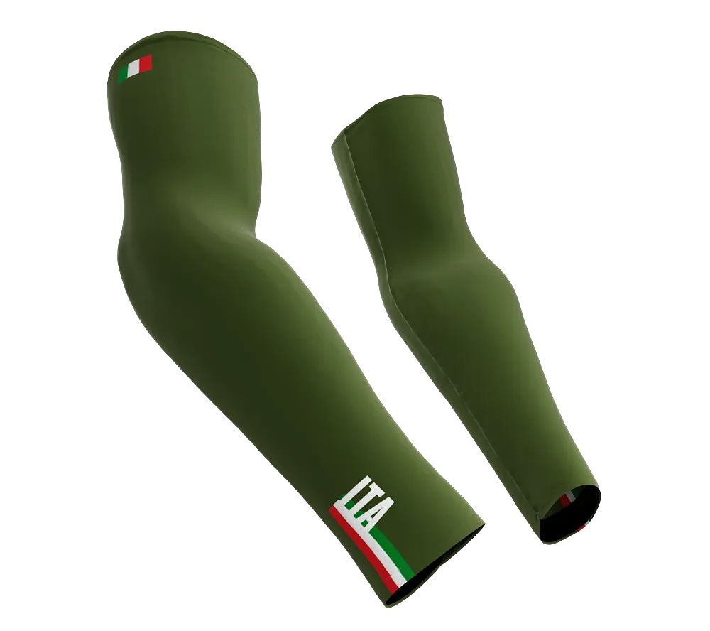 Italy Code Compression Arm Sleeves - Walking - Cycling - Running - Golf - Baseball - Basketball